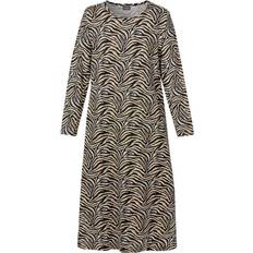 Trofé Klänningar Trofé Zebra Long Sleeve Dress Mixed