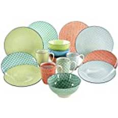 Creatable Mediterran 16 Piece Dinnerware Dinner Set 16pcs