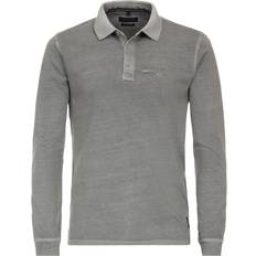 Silber Poloshirts Casamoda Poloshirt kurzarm Polo gmt dye silber