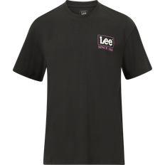 Lee T-shirts Lee Loose Logo Tee - Musta