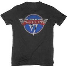 Cromo - Uomo Magliette Van Halen T-shirt Unisex Con Logo - Nero