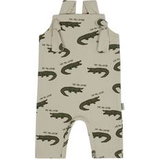 Antebies Crocodile Fun Rib Overalls - Beige