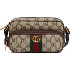 Gucci Textile Bags Gucci Ophidia Mini Shoulder Bag - Brown