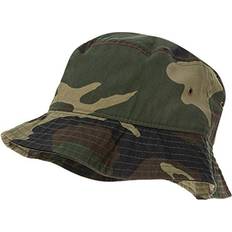 Accessories Bandana.com 65% Cotton 35% Polyester Bucket Hat for Men, Women, Kids Woodland Camo Single Piece Small/Medium Summer Cap Fishing Hat