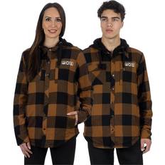 Softshell-jakke - Unisex Jakker FXR Flanneljakke Timber Insulated - Kobber/Sort