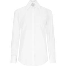 Balmain Woman Shirts Balmain Poplin Shirt White FR