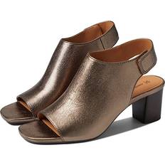 Heels & Pumps Johnston & Murphy Women's and Evelyn Booties Sandals Bronze Metallic Sheepskin