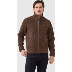 RODD & GUNN Massey Leather Jacket, Taupe