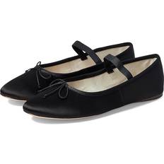 Loeffler Randall Women's Leonie Satin Ballet Flats Black Black