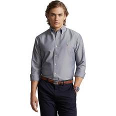 Men - Polo Shirts Polo Ralph Lauren Men's Classic-Fit Performance Oxford Shirt Slate Slate