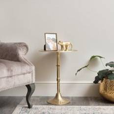 Gold Small Tables Melody Maison Round Gold Metal Side Small Table