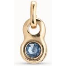 Crystal Charms & Pendants UNOde50 La Vie En Bleu Blue Faceted Crystal Charm