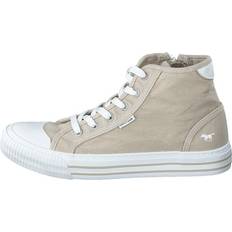 Mustang Dam Sneakers Mustang 1420502 Ivory, Female, Skor, Sneakers, höga sneakers, Beige