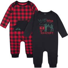 Black - Boys Jumpsuits Gerber Gerber Baby Boy's 2-Pack Long Sleeve Jumpsuit, Black Explore