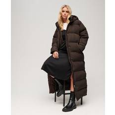 Superdry Abrigos Superdry Maxi Hooded Puffer Coat