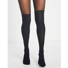 Elastane/Lycra/Spandex - Women Tights Vero Moda stocking illusion tights in blackL/XL