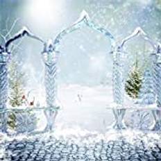 Photo Backgrounds Aofoto AOFOTO Vinyl-Hintergrund für den Winter, Schnee, Schnee, Fotohintergrund, LBK11254, 8x8ft