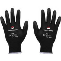 Cheap Disposable Gloves Toolcraft TO-5621649 Nylon, Polyurethane Protective glove gloves EN 388 CAT II Pair