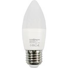 Light Bulbs Link2Home Wi-Fi Led Es E27 Opal Candle Dimmable Bulb, White Rgb 470 Lm 5.5W