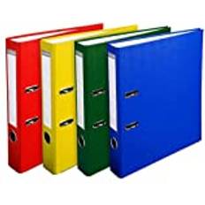 Multicoloured Binders & Folders Exacompta Lever Arch File A4 2 ring