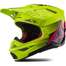 Alpinestars Crosshjelme Motorcykelhjelme Alpinestars Supertech S-M10 Crosshjelm - Neongul/Sort Herre
