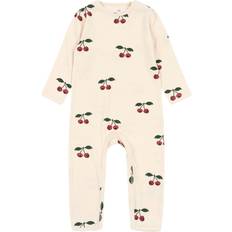 Pink Jumpsuits Children's Clothing Konges Sløjd Organic heldragt Creme mdr/80