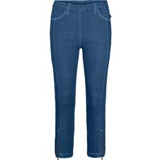 Byxor & Shorts LauRie Jeans, Dam, Blå 7XL, Bomull, Raka jeans