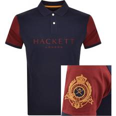 Hackett London Modern City Heritage Polo T Shirt Navy