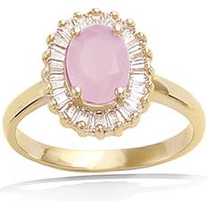 Ruusukulta Sormukset Les Tresors De Lily Vergoldeter Ring 'Sissi' Roségold 13x10 mm