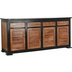 Black Sideboards Dkd Home Decor Black Natural Acacia Sideboard