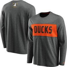 Fanatics Anaheim Ducks NHL Herren Langarmshirt 3002MCHRBTBADU grau