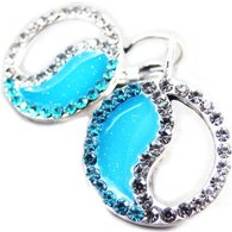 Turkos Örhängen Noa [G5777] Designer earrings 'Emilie' turquoise Blue