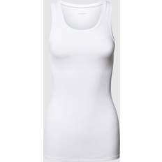 Schiesser Camisetas de tirantes Schiesser Top ' Pure Rib '- blanco