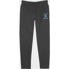 Pants Disney Lilo & Stitch Juniors' Bashful Stitch Smile Graphic Jogger Pants, Girl's, Medium, Black