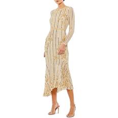 Evening Gowns - Gold Dresses Mac Duggal Midi Dress