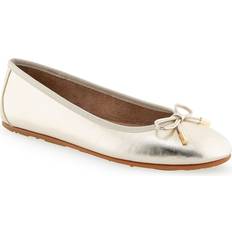 Low Shoes Aerosoles Pia Ballet Flat Women's Gold Metallic Flats Ballet