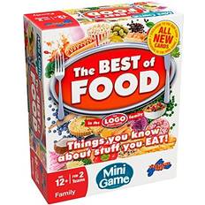 The LOGO Best of Food Mini Board Game The Family Board Game of Brands and Products You Know and Love, Mini Travel Board Games