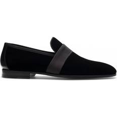 Magnanni Men's Jenaro Velvet Formal Loafers BLACK 11D