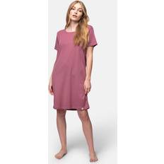 Green - Women Nightgowns greenjama Damen Sleepshirt aus Derby-Rib, GOTS-Zertifiziert Nachthemd, Grape