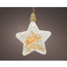 Lumineo Clear Star Pampas Christmas Rope