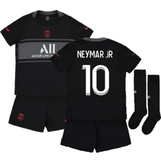 Nike 2021-2022 PSG Third Mini Kit NEYMAR JR 10 Black LB 6-7yrs 116-122cm