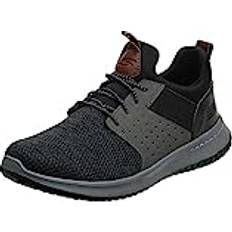 Wide Fit Trainers Skechers Mens classic Fit-Delson-camden Sneaker,gray,8.5 Wide