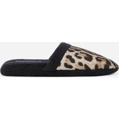 Dolce & Gabbana Zapatillas Dolce & Gabbana Casa Leopard Print Slippers