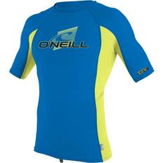 O'Neill Partes del traje de neopreno O'Neill Camiseta Premium manga corta azul amarillo infantil Blue/Yellow