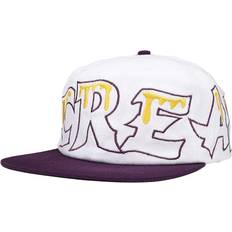 Purple Caps ICECREAM TEAM PANEL FLAT PEAK CAP WHITE O/S