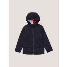 Tommy Hilfiger Girls Outerwear Tommy Hilfiger Girls' Kids' Flag Logo Hooded Yachting Jacket Blue Navy