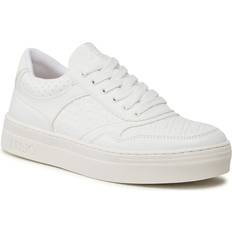 Liu Jo Womens Classic Sneakers with Flat Laces - White