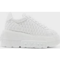 Læder Sneakers Sko Dame - Hvid