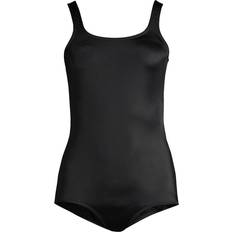 Lands' End Swimsuits Lands' End Women Plus Tummy Control Chlorine Resistant Scoop Neck Soft Cup Tugless One Piece Swimsuit