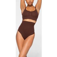 Sci Mutande SKIMS High-Waisted Thong Deep Neutral Everyday Sculpt